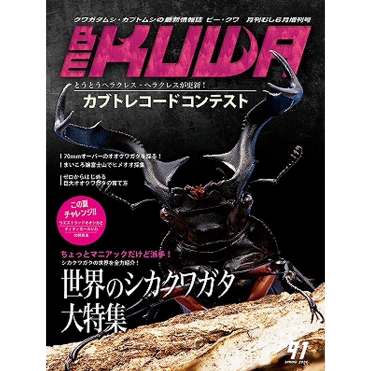 be-kuwa 59 2016年 06 セール 月号 雑誌 月刊むし 増刊 雑誌